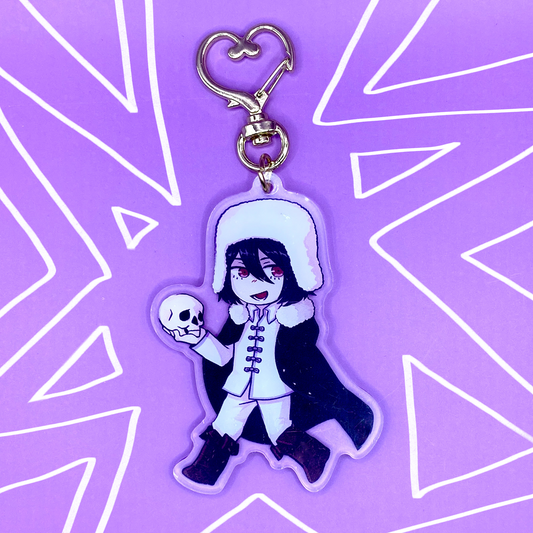 Fyodor Dostoyevsky Acrylic Charm