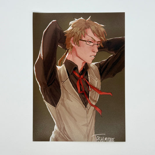 Bungo Stray Dogs Kunikida Mini Print