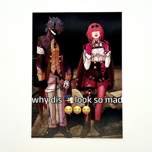 Honkai Star Rail Blade and Kafka Mini Print