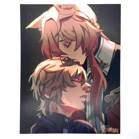 Honkai Star Rail Jiaoqiu Moze 8.5x11" Print
