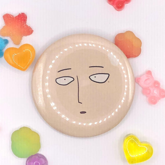 One Punch Man Saitama 2.25" Button Badge