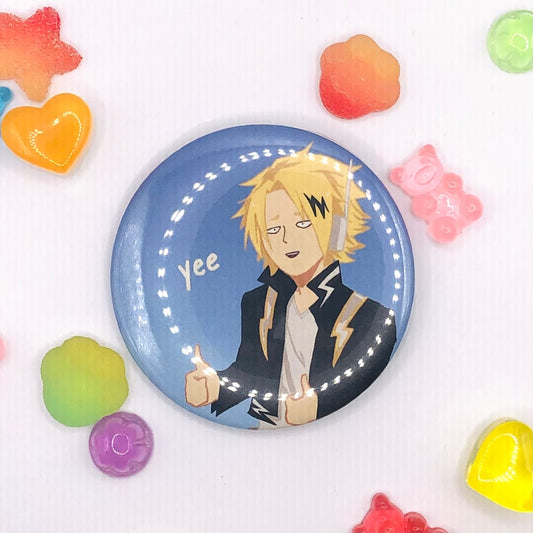 My Hero Academia Kaminari Denki 2.25" Button Badge