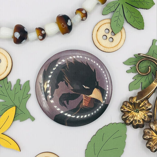 My Hero Academia Tokoyami 2.25" Button Badge