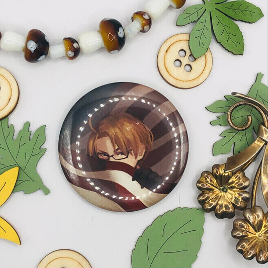 Hetalia America 2.25" Button Badge