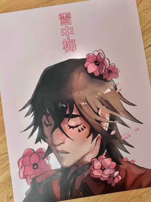 Bungou Stray Dogs Tecchou Suehiro 8.5"x11" Print