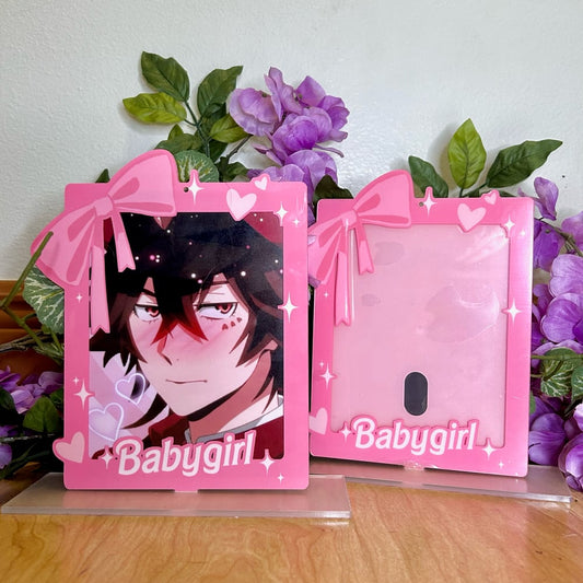 Babygirl Acrylic Frame Standee
