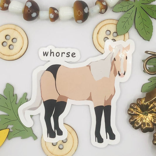 Whorse Sticker