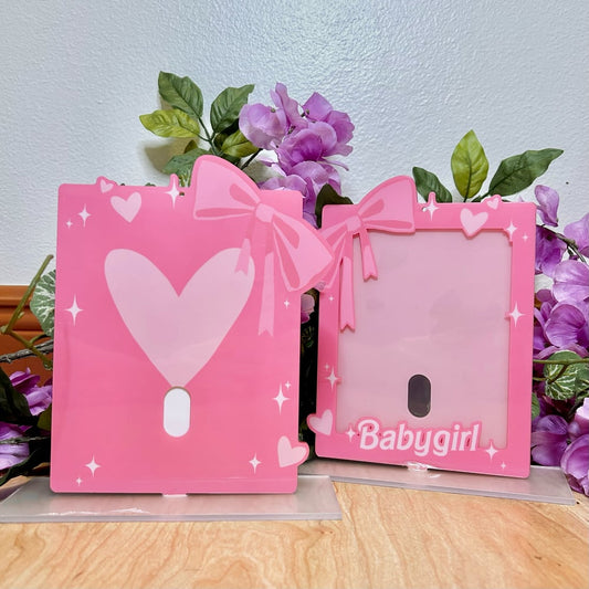 Babygirl Acrylic Frame Standee