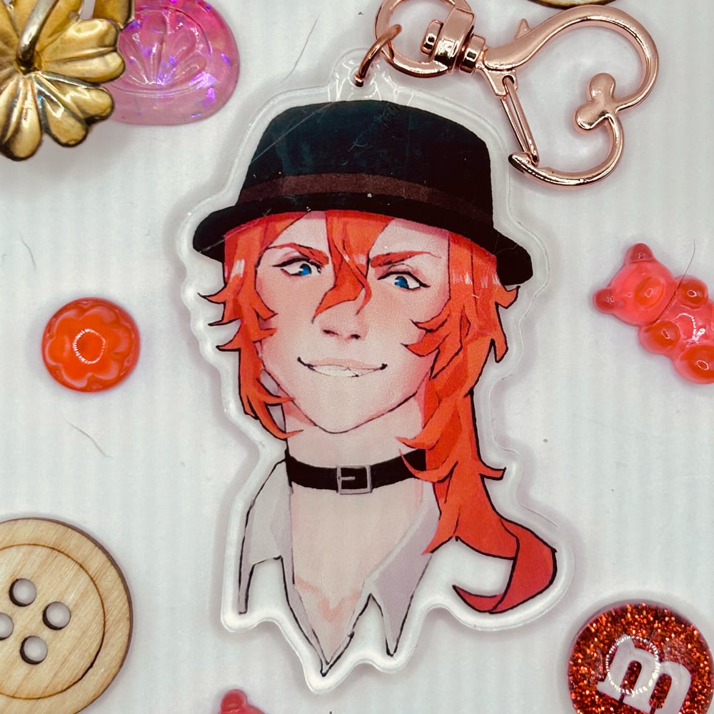 Bungou Stray Dogs Nakahara Chuuya 3" Double Sided Acrylic Charm
