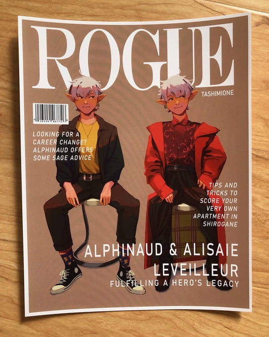 FFXIV Alphinaud and Alisae Rogue 8.5"x11" Print