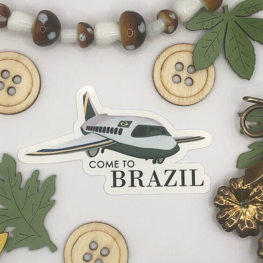 Come to Brazil Sticker