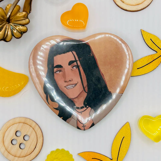 Tokyo Revengers Baji 2.25" Heart Button Badge