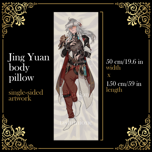Honkai Star Rail Jing Yuan Body Pillow Dakimakura Case