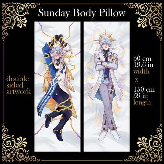 Honkai Star Rail Sunday Body Pillow Dakimakura Case
