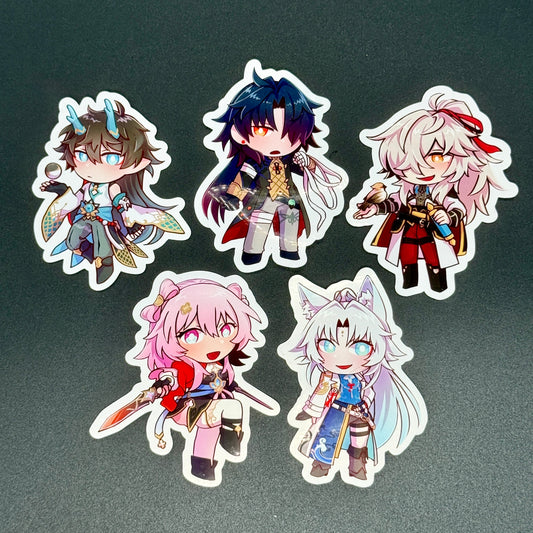 Honkai Star Rail Vinyl Stickers (noodlenavi)