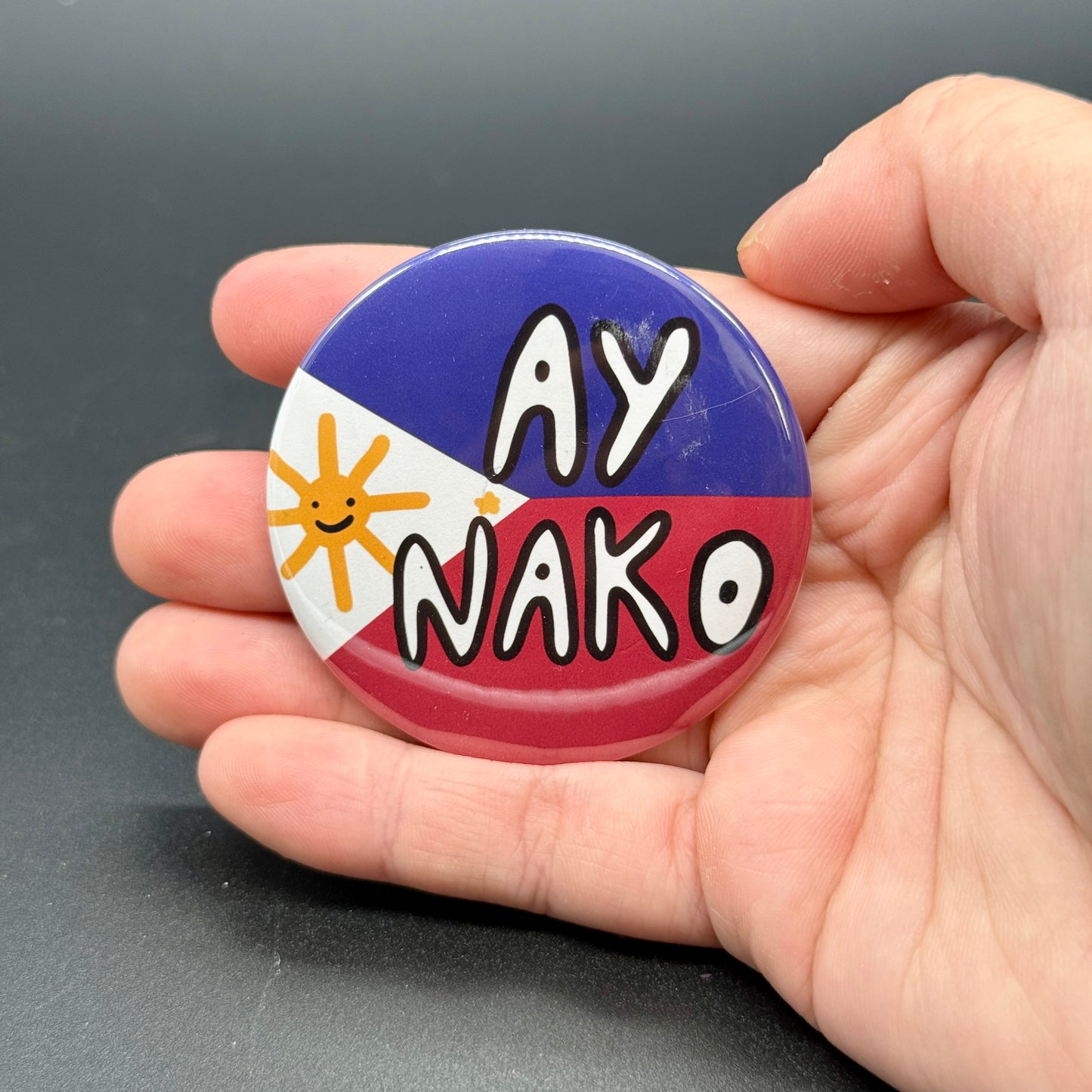 Ay Nako Pinoy Pride Button