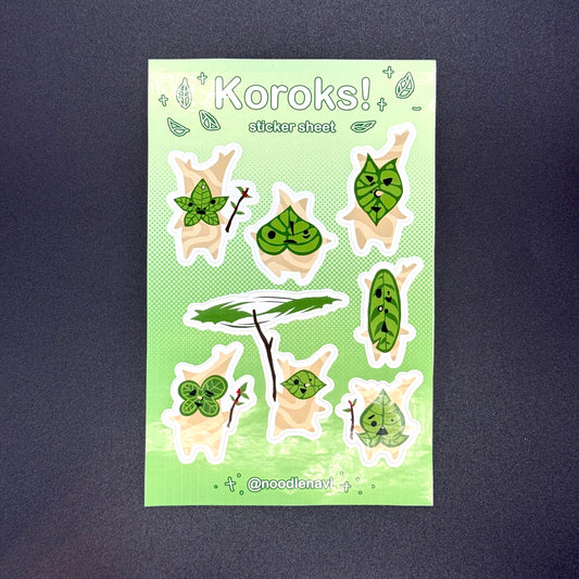 Legend of Zelda Koroks Vinyl Sticker Sheet