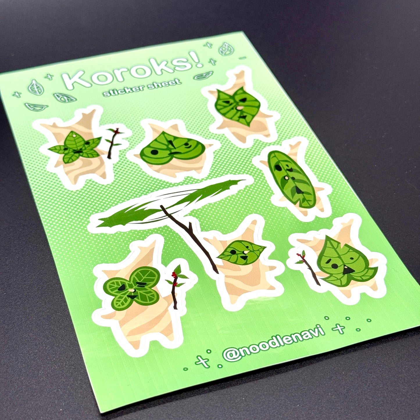 Legend of Zelda Koroks Vinyl Sticker Sheet