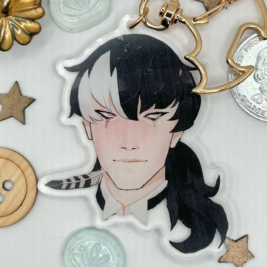 Ace Attorney Simon Blackquill 3" Double Sided Acrylic Charm