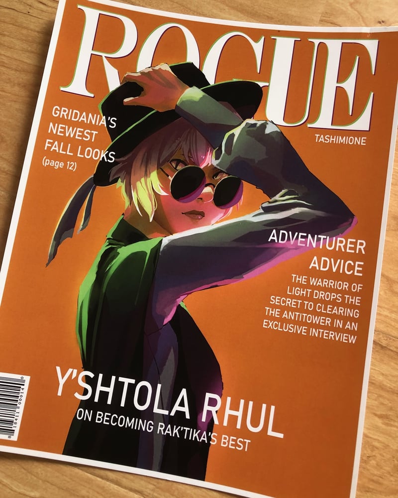 FFXIV Y'shtola Rhul Rogue 8.5"x11" Print