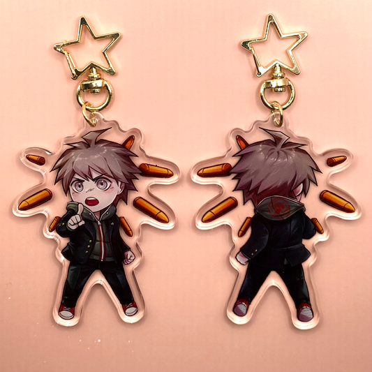 Danganronpa Hope's Peak Protagonists Charms