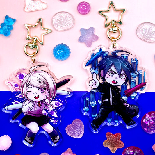 Shuichi and Kaede Charms