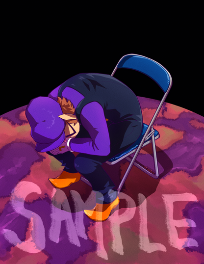 Waluigi Print
